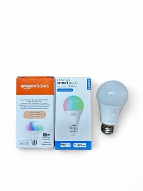 Bundle of 3 Smart Light Bulbs Amazon Basics Lenovo Sengled Multi Color Alexa